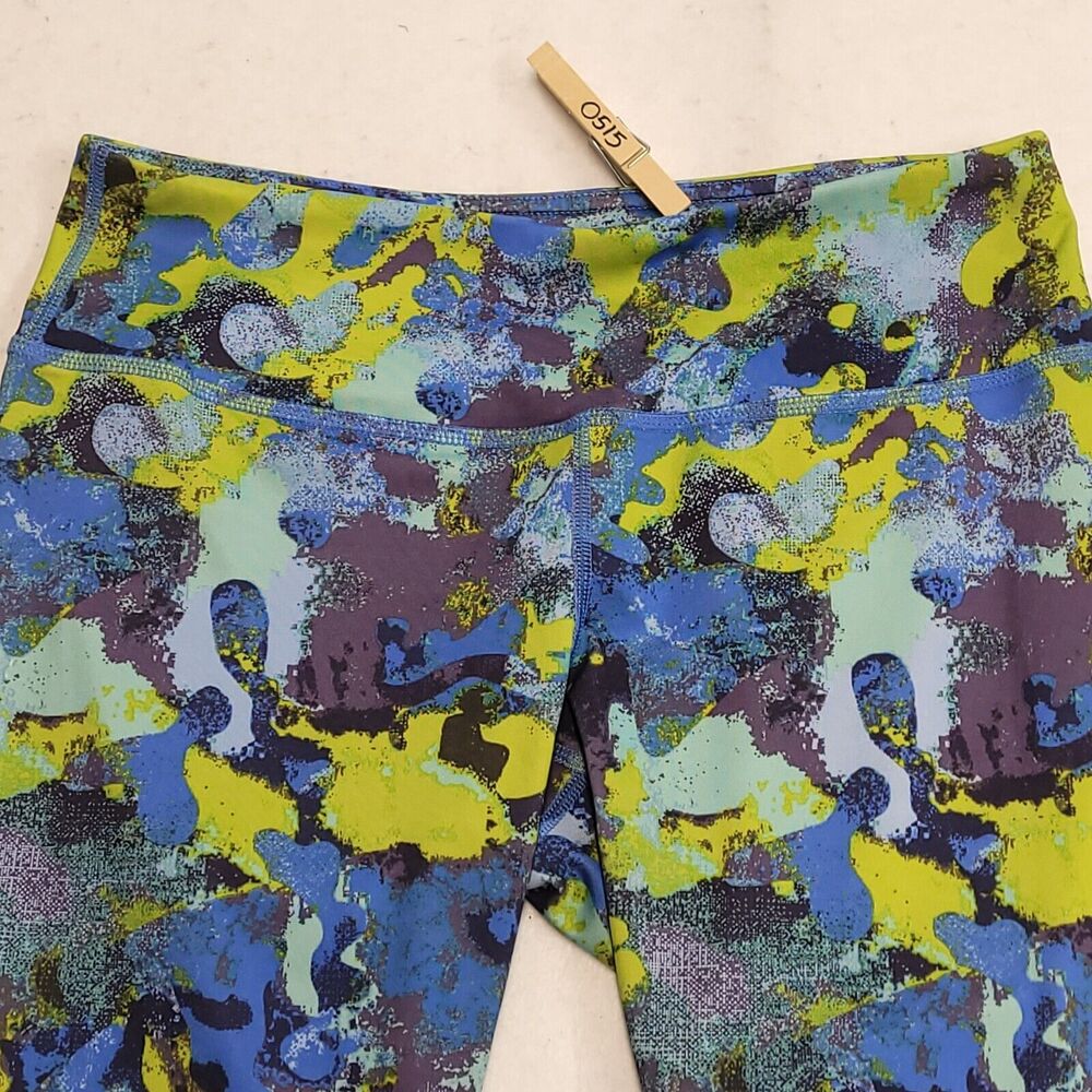 Head Yoga Running Athletic Leggings Pants Womens Size Small S Blue Green Purple